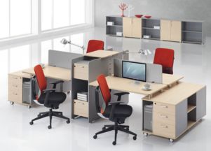 北京办公员工桌椅与工位隔断定做全攻略